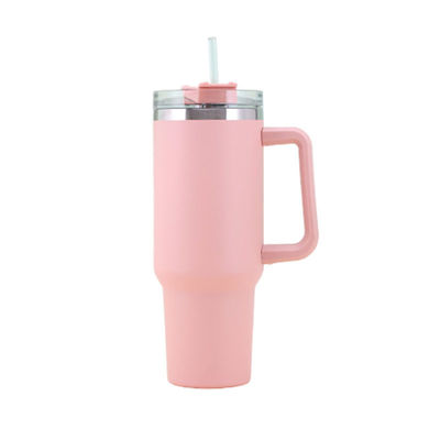 Coupe à vide en acier inoxydable 304 isolée 40 oz Tumbler avec poignée et paille avec 1