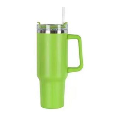 OEM 40 OZ Tumbler avec poignée en acier inoxydable 18/8 Vacuum Voyage tasse de café et paille