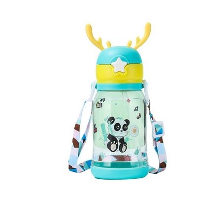 600 ml de tasse à soupe en plastique portable et transparente pour les aventures des enfants en déplacement