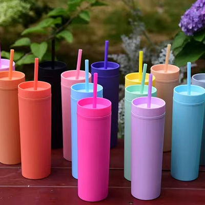 Capot de bouteille d'eau en plastique mince et durable de 16 oz
