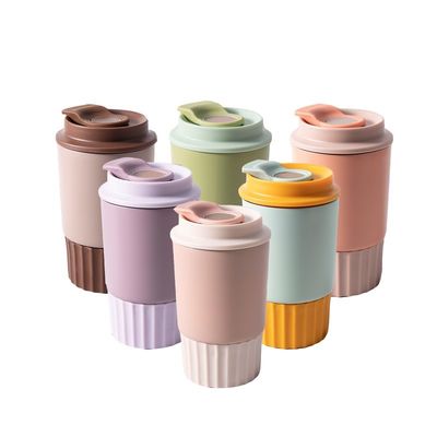 Bouteille de voyage portable de 350 ml tasse en acier inoxydable sous vide avec tasse isolée réutilisable