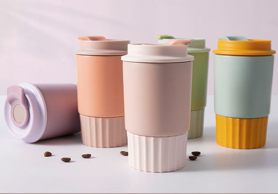 Bouteille de voyage portable de 350 ml tasse en acier inoxydable sous vide avec tasse isolée réutilisable