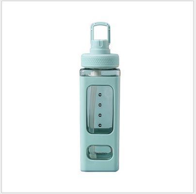 Bouilloire de sport en plein air 1000 ml Triitan non-BPA avec temps marqué et revêtement anticorrosion