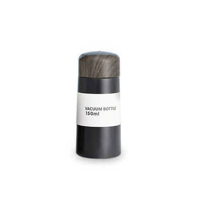 OEM/ODM Acceptable Mini Casual Water Cup avec couvercle en bois et matériau en acier inoxydable