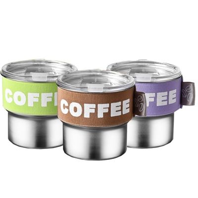 Attractive conception couleur personnalisée 400ml 304 Mini bouteille thermos en acier inoxydable pour le camping