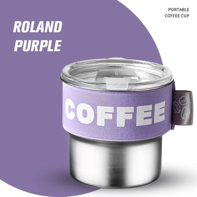 Attractive conception couleur personnalisée 400ml 304 Mini bouteille thermos en acier inoxydable pour le camping