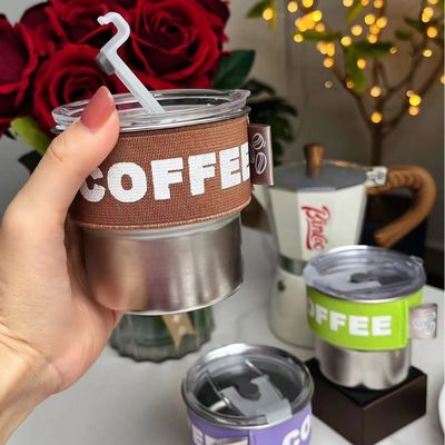 Attractive conception couleur personnalisée 400ml 304 Mini bouteille thermos en acier inoxydable pour le camping