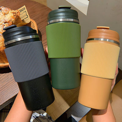Cadeaux d'affaires Bouteille thermos en acier inoxydable de 450 ml pour sport portable et étanche