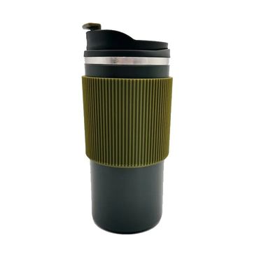 Production de tasses de bureau à double paroi isolée en acier inoxydable avec manche