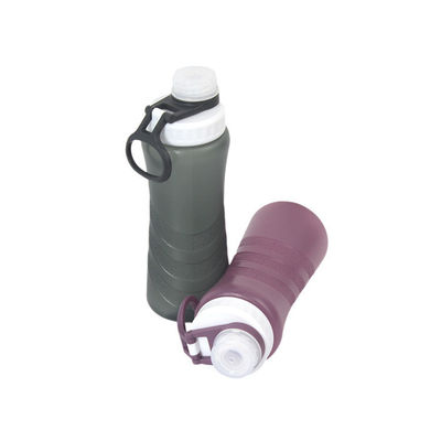 Bouteille d'eau en plastique transparent de 500 ml imperméable à la fuite avec logo personnalisé et matériau sans BPA