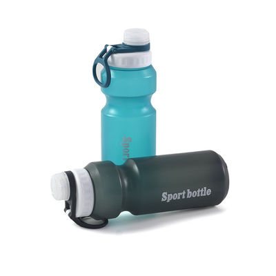 Bouteille d'eau en plastique transparent de 500 ml imperméable à la fuite avec logo personnalisé et matériau sans BPA