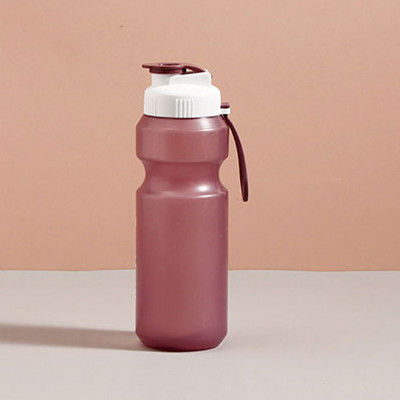 Bouteille d'eau en plastique transparent de 500 ml imperméable à la fuite avec logo personnalisé et matériau sans BPA