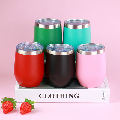 12 oz de tasses de café isolées personnalisées Thermos avec revêtement en acier inoxydable à double paroi