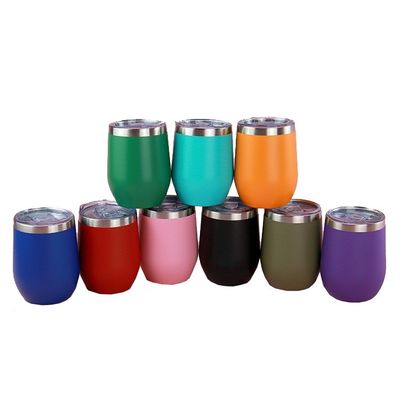 12OZ Double paroi en acier inoxydable tasse à café de voyage tasse à café pour camping