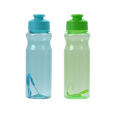 550 ml Bouteille d'eau en plastique PE transparente de grande capacité pour le fitness masculin et féminin