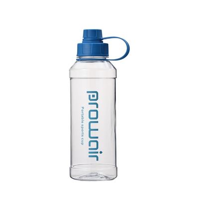 Boisson directe Bouteille d'eau en plastique transparente sans BPA de 1000 ml avec logo personnalisé