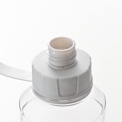 Boisson directe Bouteille d'eau en plastique transparente sans BPA de 1000 ml avec logo personnalisé