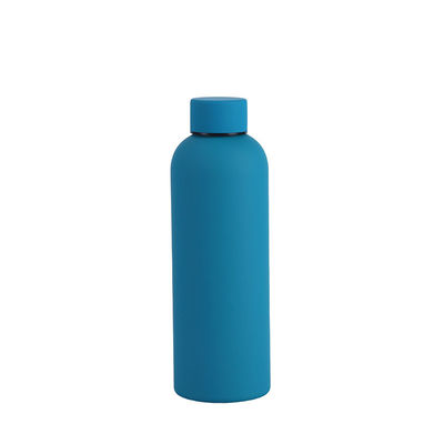 Design minimaliste 750 ml/1000 ml Bouteille d'eau de sport en acier inoxydable à double paroi pour le camping