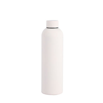 Design minimaliste 750 ml/1000 ml Bouteille d'eau de sport en acier inoxydable à double paroi pour le camping