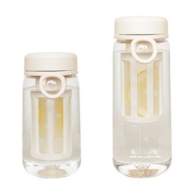 Bouteille d'eau potable en plastique de style contemporain avec infuseur de thé 450ML/600ML
