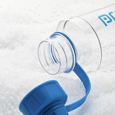 Applicable unisexe 1000 ml bouteille d'eau en plastique transparent sans BPA adaptée à l' ébullition de l' eau