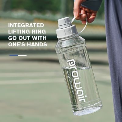 Bouteilles d'eau potable écologiques de 1000 ml avec bouilloire portable et grande capacité