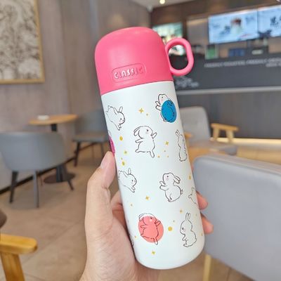 Bouteilles à vide de couleur personnalisées 500 ml en acier inoxydable, thermos isolé avec couvercle