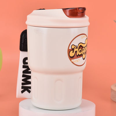 Acier inoxydable 304 à vide isolée thermique Voyage tasses de café Gobelets à l'épreuve des fuites 350ml