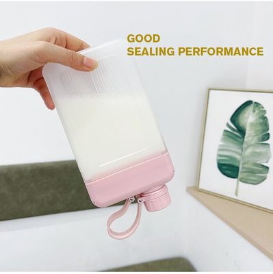 Applicable eau bouillante 450ml Plate carré Outdoor Sport tasse d'eau en plastique avec poignée