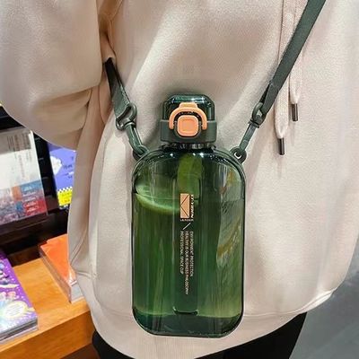Logo personnalisé Bouteilles d'eau transparentes carrées de 750 ml pour le gymnase Sport plastique imperméable