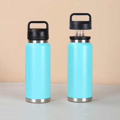 18 oz 26 oz 36 oz Bouteilles d'eau isolées sous vide Caps en acier inoxydable pour les sports Portables
