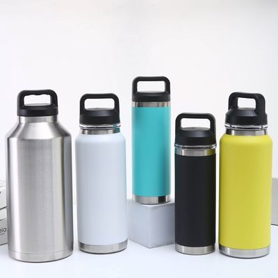18 oz 26 oz 36 oz Logo imprimé sur mesure Bouteille d'eau en acier inoxydable avec échantillon de couverture