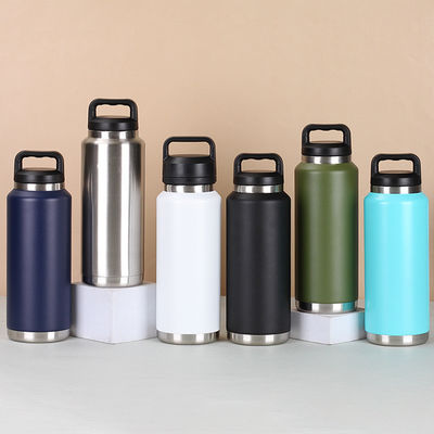 18 oz 26 oz 36 oz Logo imprimé sur mesure Bouteille d'eau en acier inoxydable avec échantillon de couverture
