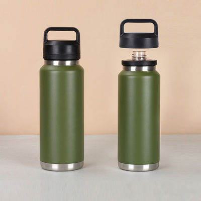 18 oz 26 oz 36 oz Logo imprimé sur mesure Bouteille d'eau en acier inoxydable avec échantillon de couverture