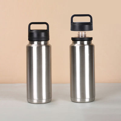 18 oz 26 oz 36 oz Logo imprimé sur mesure Bouteille d'eau en acier inoxydable avec échantillon de couverture