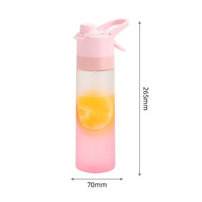Logo personnalisé Bottle d'eau pour vélo en plein air avec capacité de 650 ml et fonction de pulvérisation