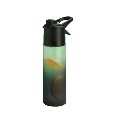 Logo personnalisé Bottle d'eau pour vélo en plein air avec capacité de 650 ml et fonction de pulvérisation