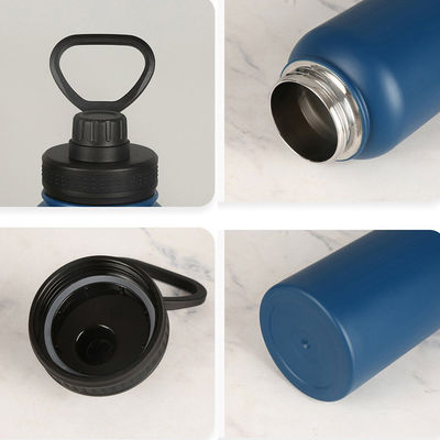 L'échantillon fournit une bouteille d'eau de voyage à vide en acier inoxydable à large bouche personnalisée de 1000 ml
