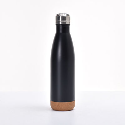 Bouteille d'eau sportive en acier inoxydable à motifs personnalisés de 500 ml avec double isolation murale