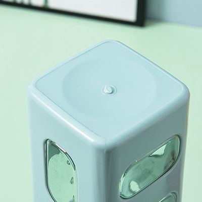 Bouteille d'eau carrée de 700 ml avec marqueur d'heure Bouteille de gym en plastique sans BPA