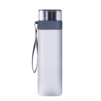 Salle de sport grande capacité PC Coupe de sport portable sans BPA Bouteille d'eau en plastique glacée en forme carrée