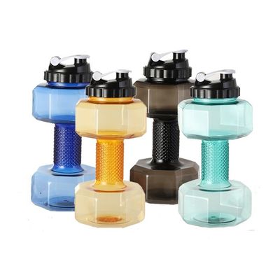 2.2L Fitness Dumbbell Coupe Créatif Sports Bouteille Personnalité et applicable pour les adultes