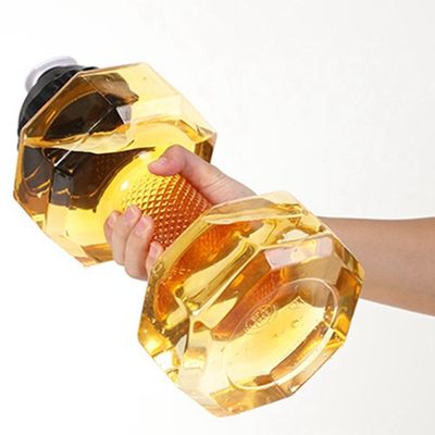 2.2L Fitness Dumbbell Coupe Créatif Sports Bouteille Personnalité et applicable pour les adultes