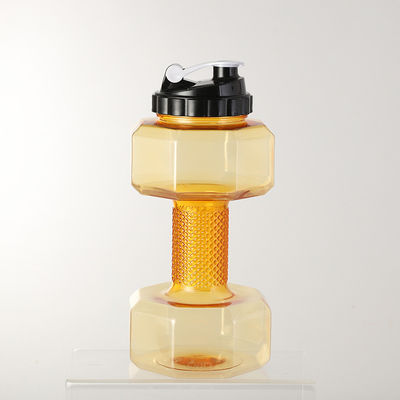 Design créatif Gymnase Bouteille en forme de haltère 2200ml pour le running fitness et les amateurs
