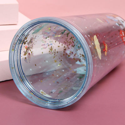 Bouteille d'eau en plastique de 500 ml de style de Noël