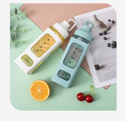 Bouteille d'eau simple à étanchéité Tritan sans BPA pour les sports de plein air et de grande capacité