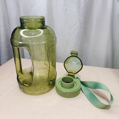 Logo personnalisé Acceptable Bouteille d'eau de Tritan de 1,1 gallon avec marqueur d'heure et 249.7g