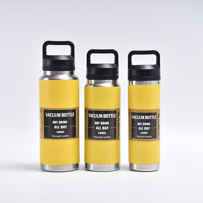 Voyage en extérieur Logo personnalisé isolé sous vide à double paroi Bouteilles d'eau en acier inoxydable