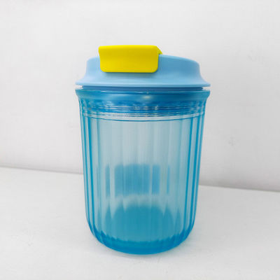 Bouteille d'eau de sport en plastique Tritan portable avec revêtement anticorrosion HTR-360-112
