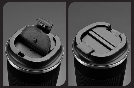 380ML 304 Thermos à vide en acier inoxydable Bouteille à couleur personnalisée Logo Voyage tasse de café bouteille réutilisable